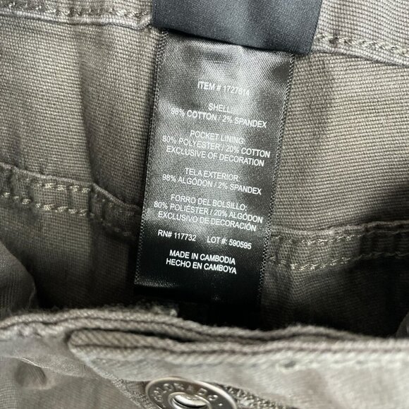 NEW Colorado Clothing Men's 42x32 Canvas Pants Utility Pockets Stretch Gray - Picture 5 of 10